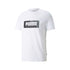 T-shirt bianca con logo Puma Box, Abbigliamento Sport, SKU a722000118, Immagine 0